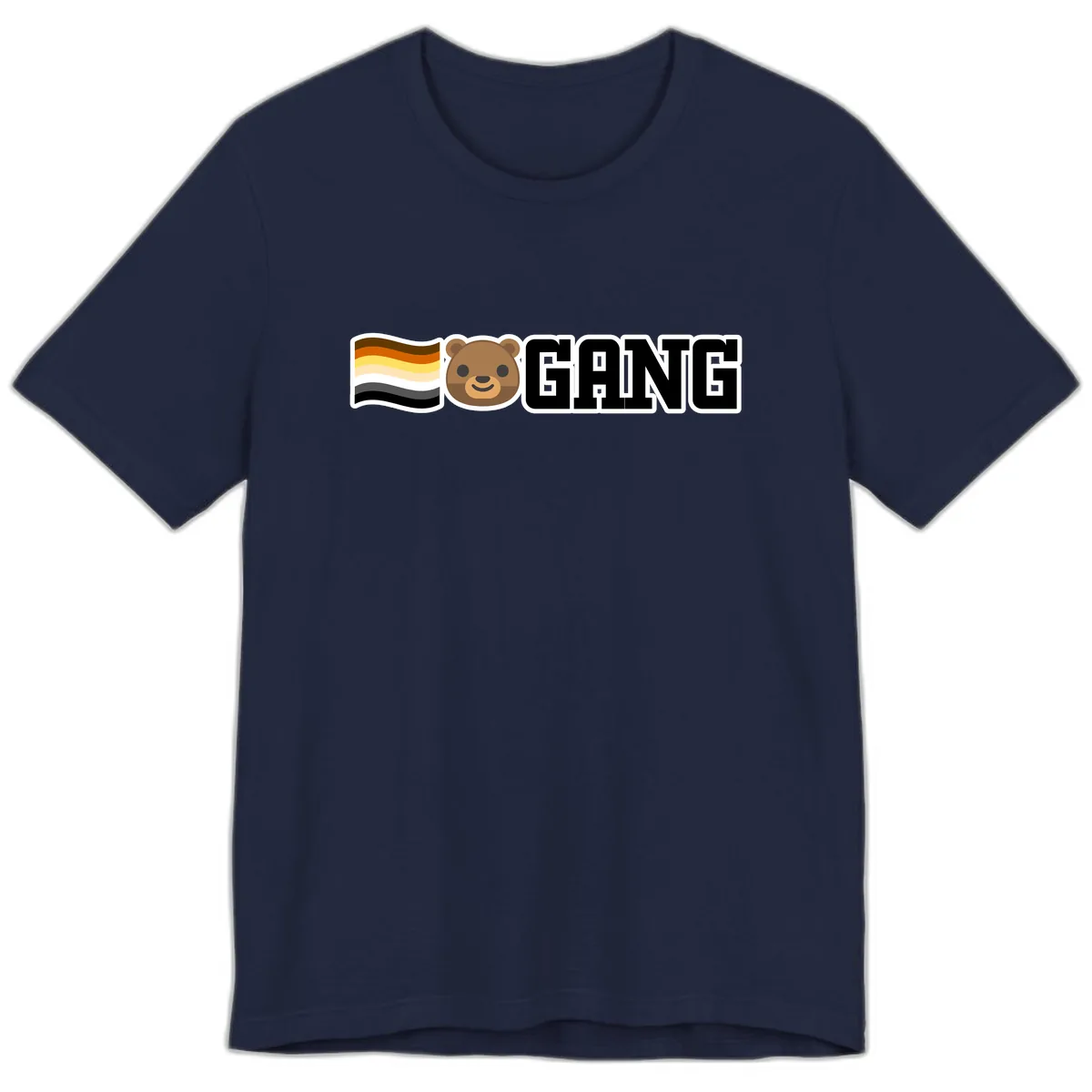 Bear Gang Pride Premium T-Shirt in Navy