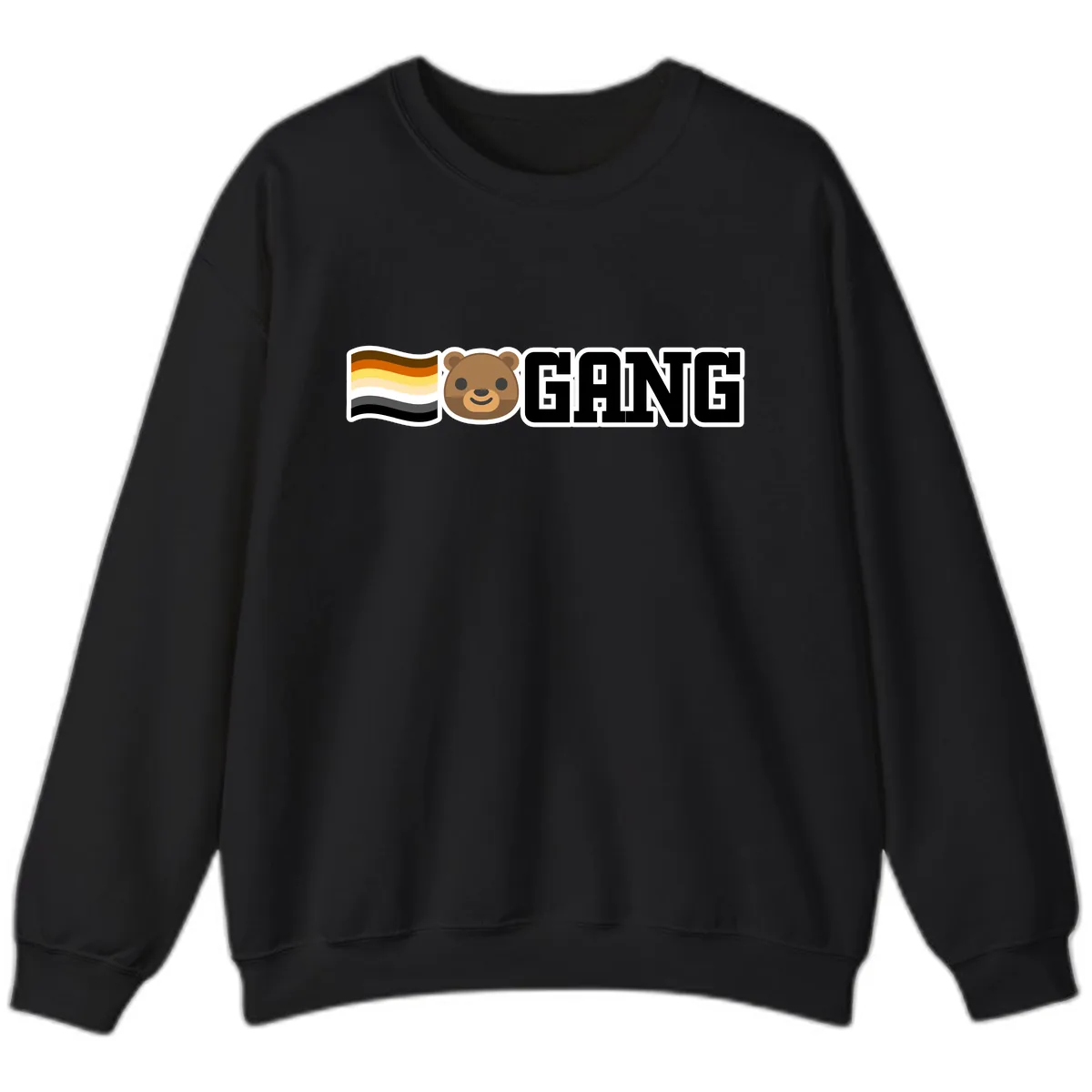 Bear Gang Pride Sweatshirt in Black