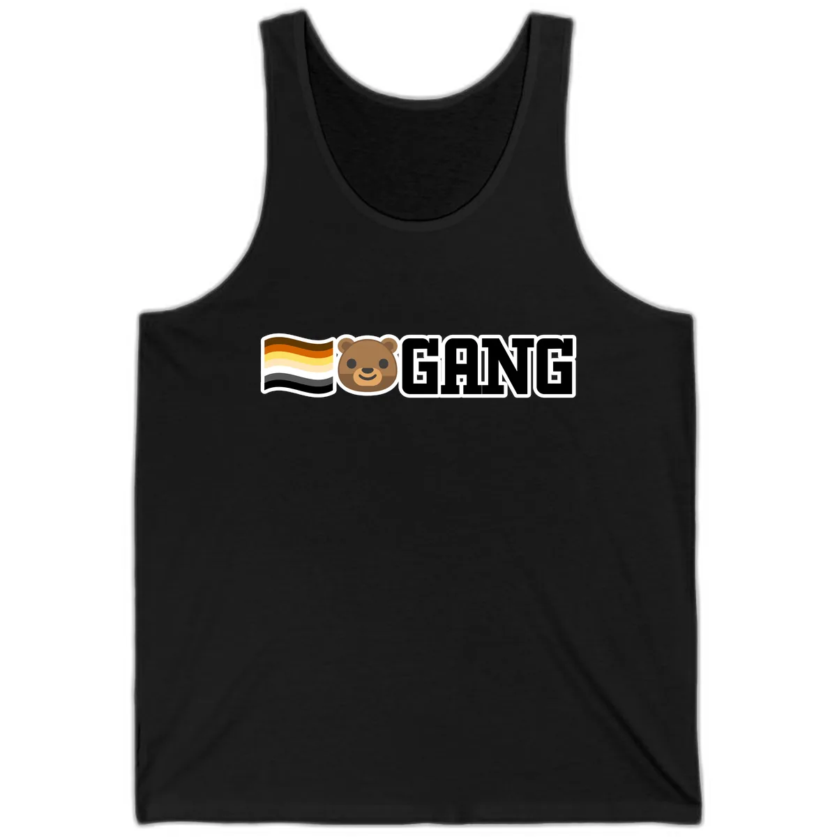 Bear Gang Pride Tank in Black