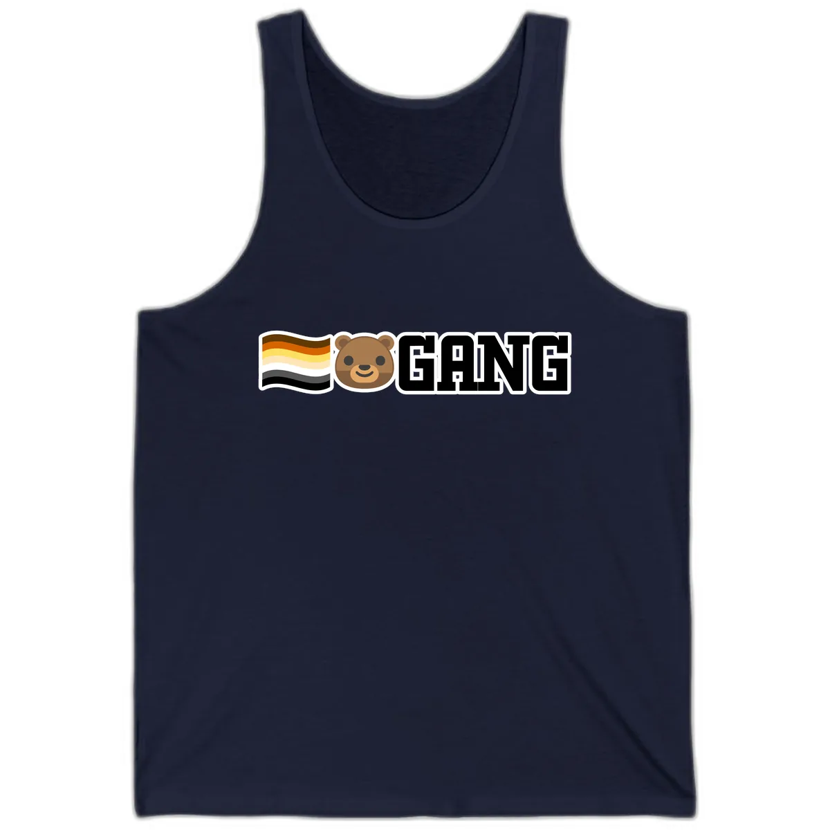Bear Gang Pride Tank in Navy