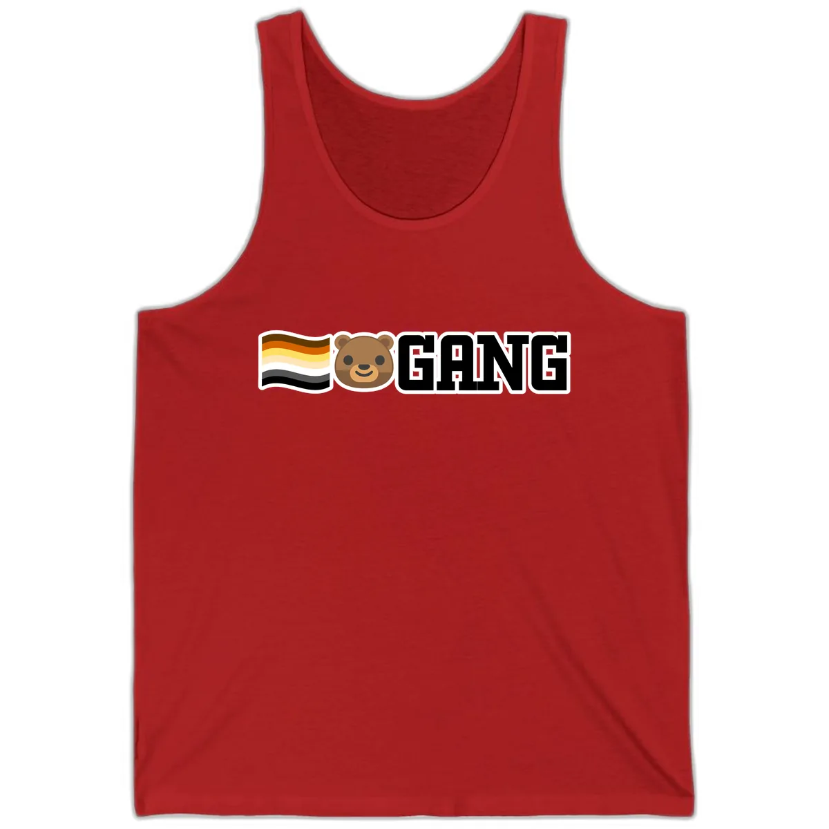 Bear Gang Pride Tank in Red