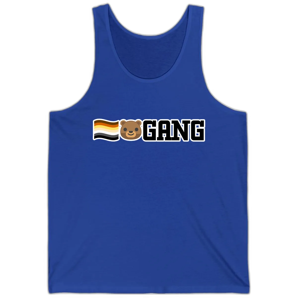 Bear Gang Pride Tank in True Royal