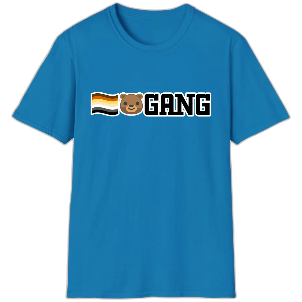 Bear Gang Pride T-Shirt in Sapphire