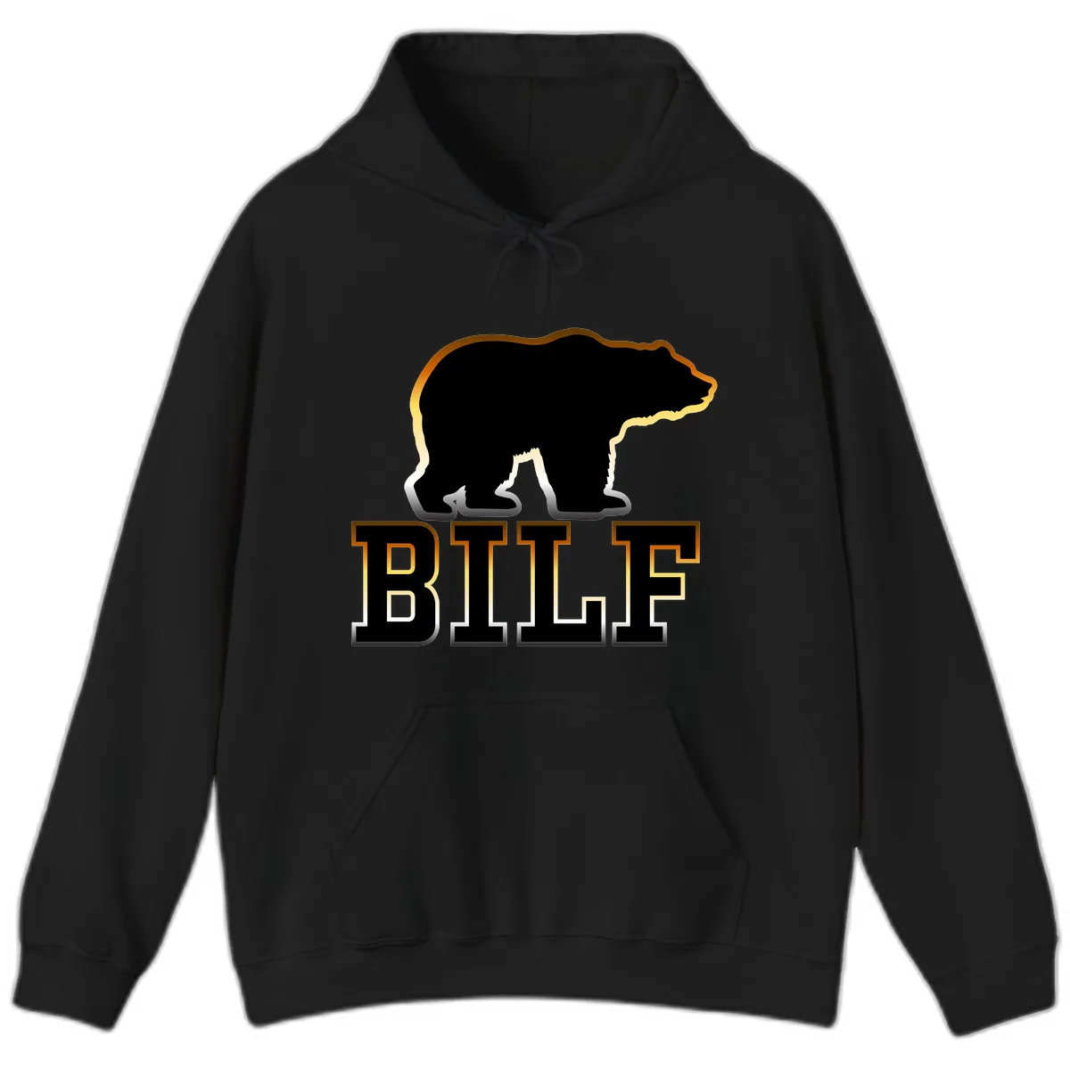 Big Bear Pride Hoodie in Black