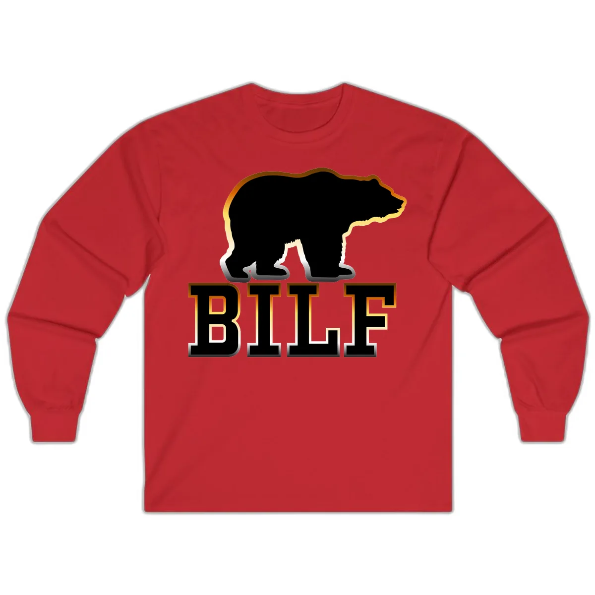 Big Bear Pride Long Sleeve in Red