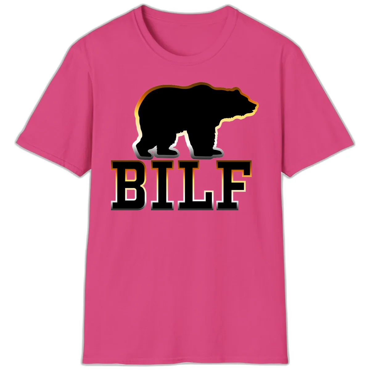 Big Bear Pride T-Shirt in Heliconia