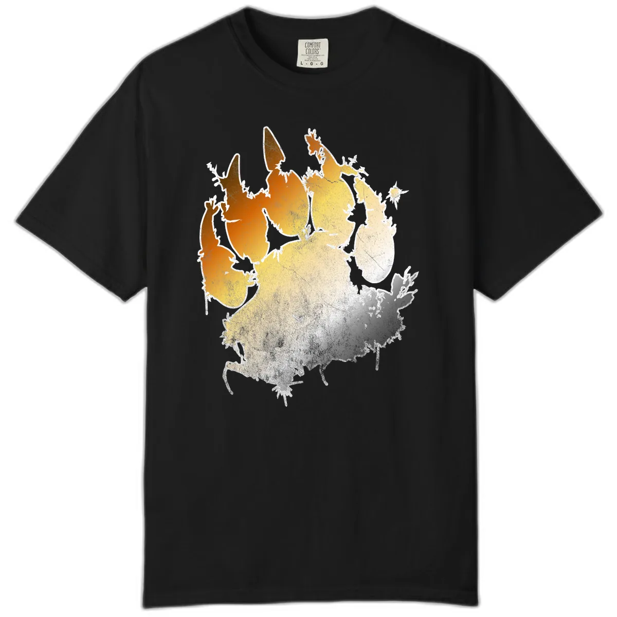 Russia Heat Map Gradient Comfort Color in Black