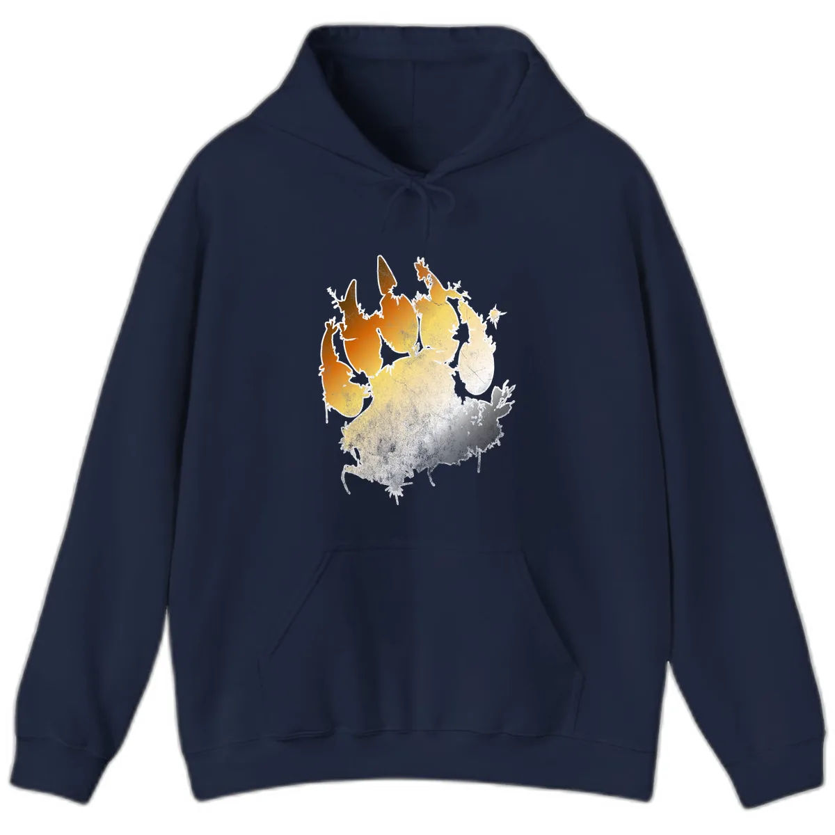 Russia Heat Map Gradient Hoodie in Navy