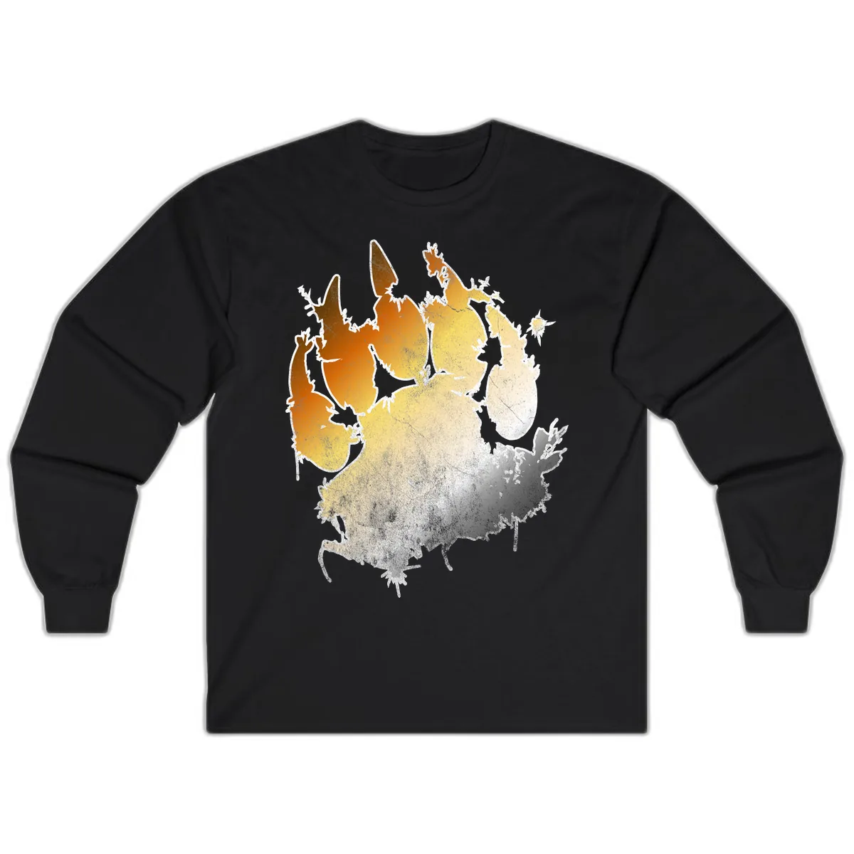Russia Heat Map Gradient Long Sleeve in Black