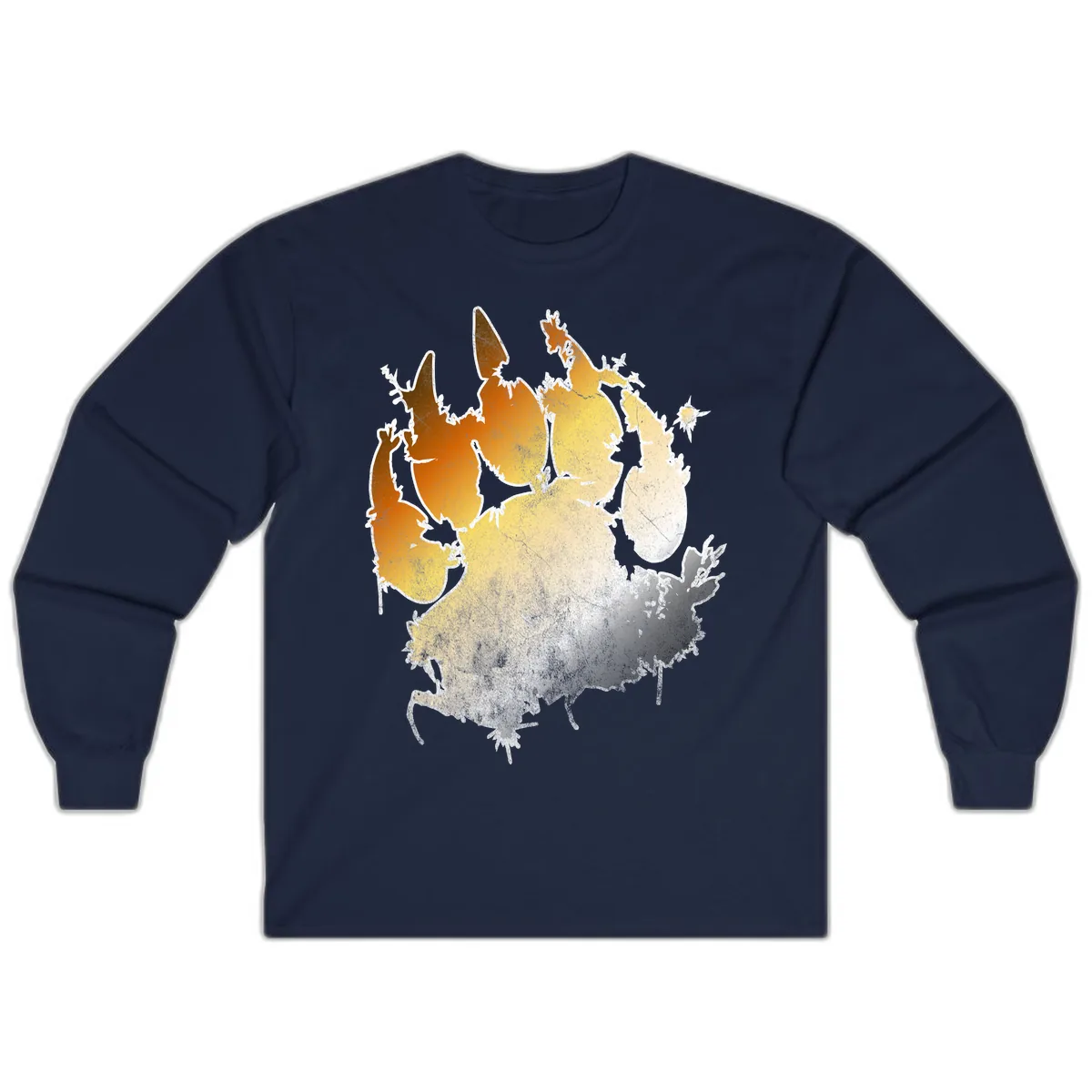 Russia Heat Map Gradient Long Sleeve in Navy