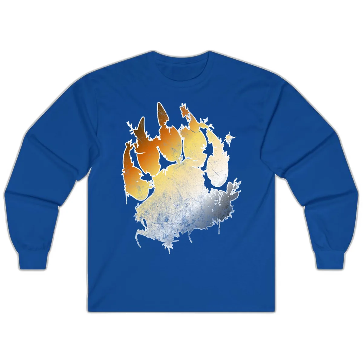 Russia Heat Map Gradient Long Sleeve in Royal