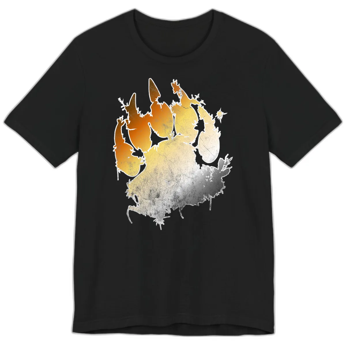 Russia Heat Map Gradient Premium T-Shirt in Black