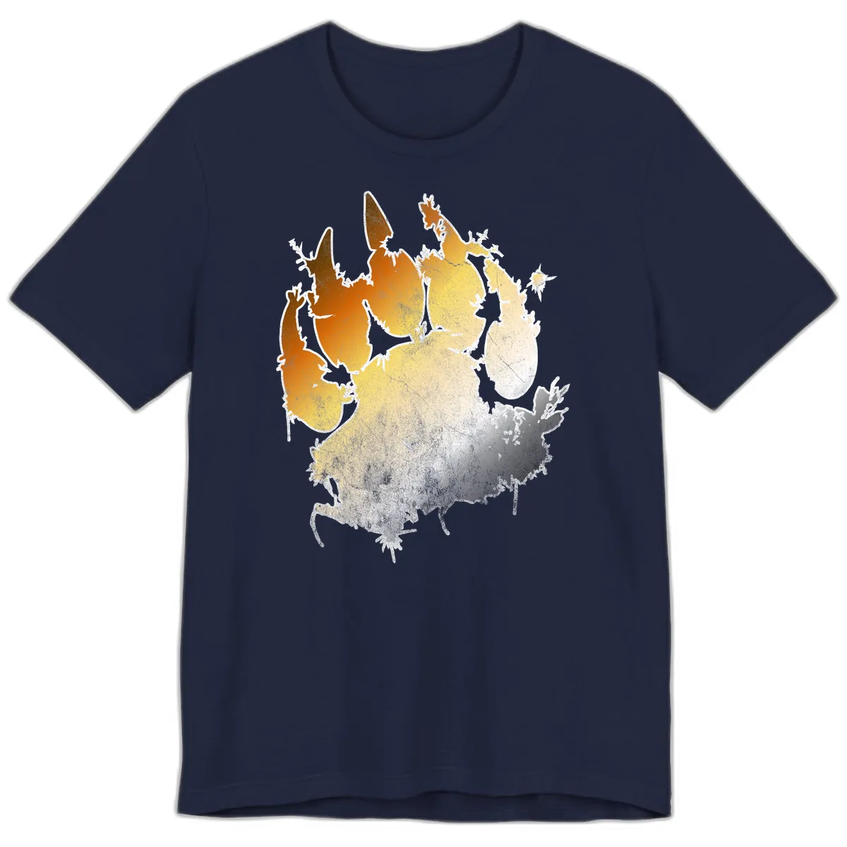 Russia Heat Map Gradient Premium T-Shirt in Navy