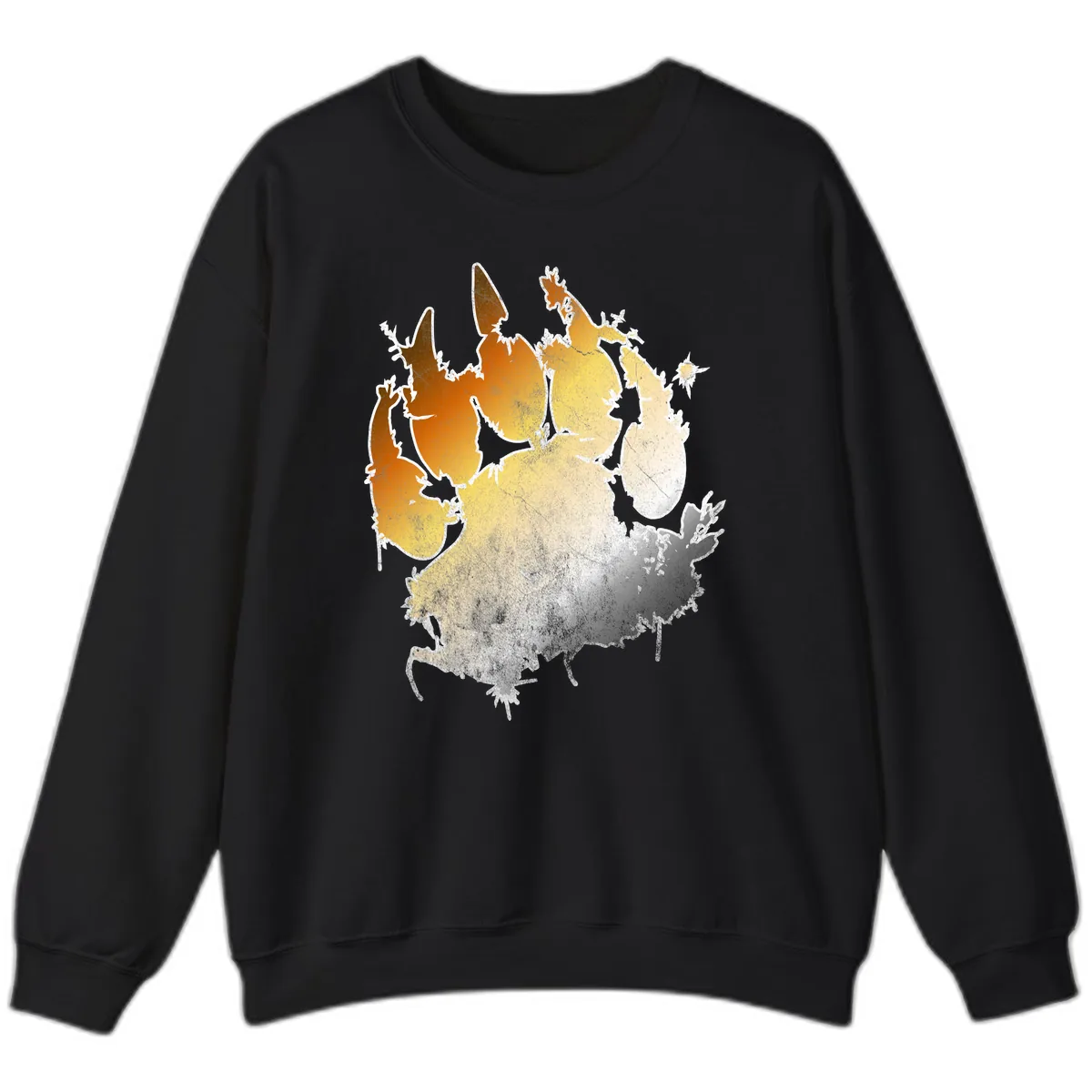 Russia Heat Map Gradient Sweatshirt in Black