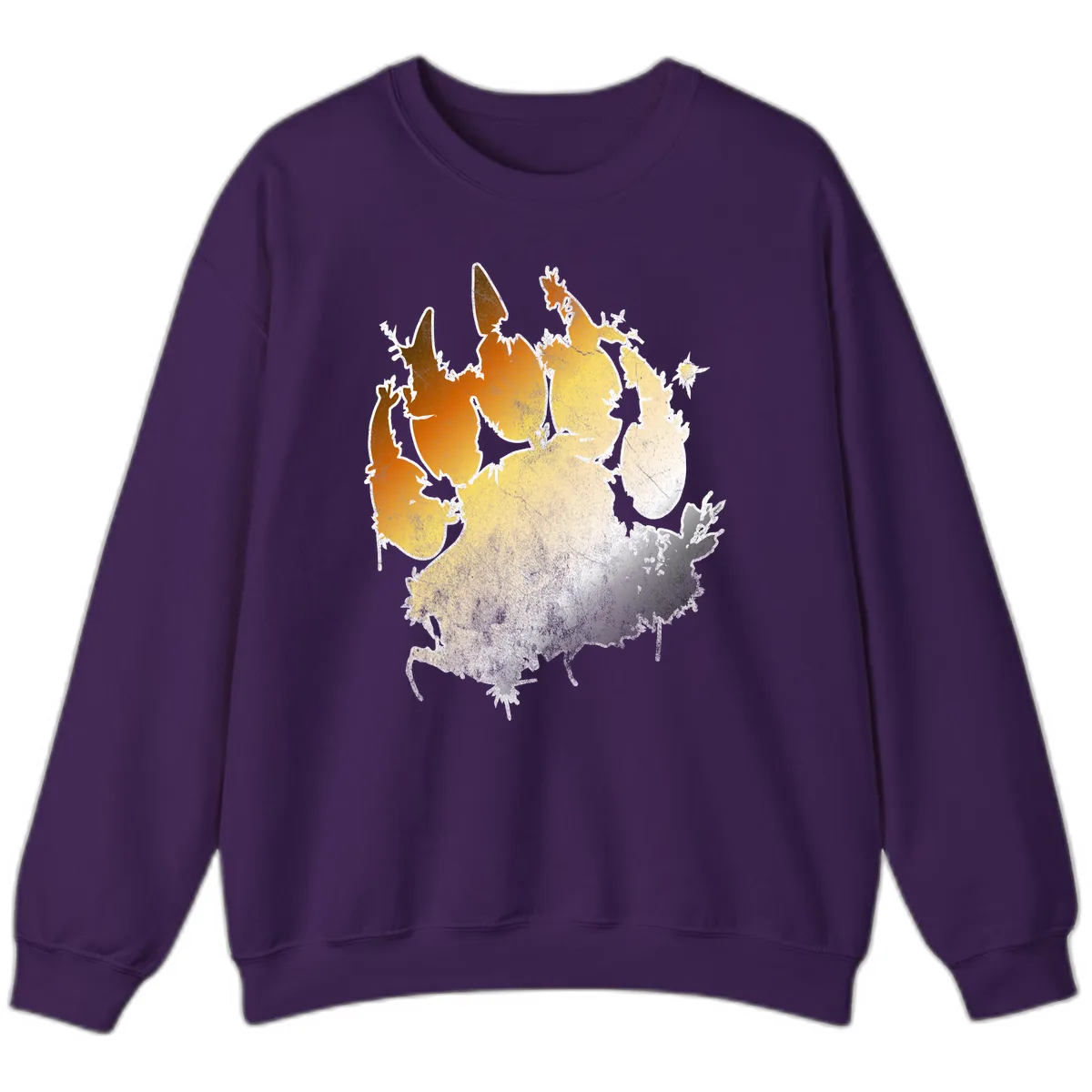 Russia Heat Map Gradient Sweatshirt in Purple