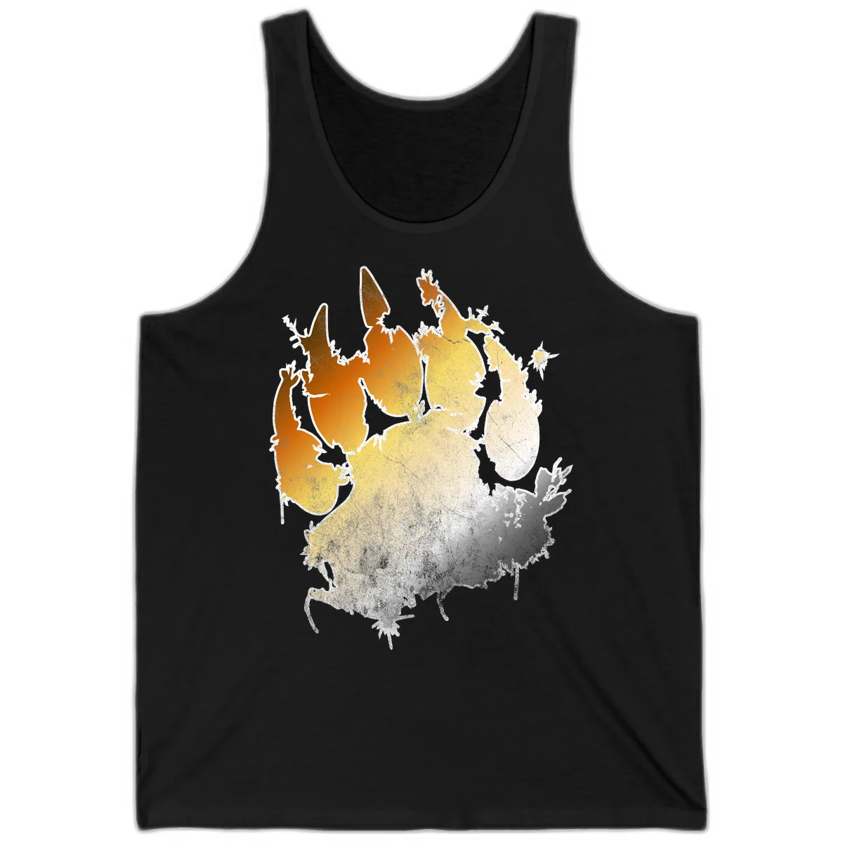 Russia Heat Map Gradient Tank in Black