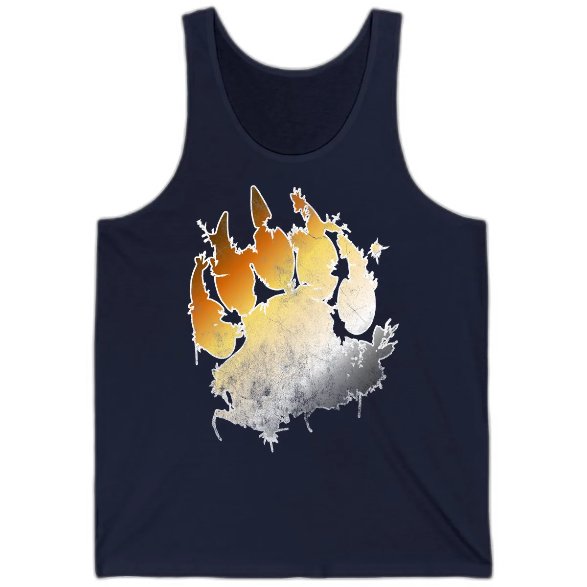 Russia Heat Map Gradient Tank in Navy