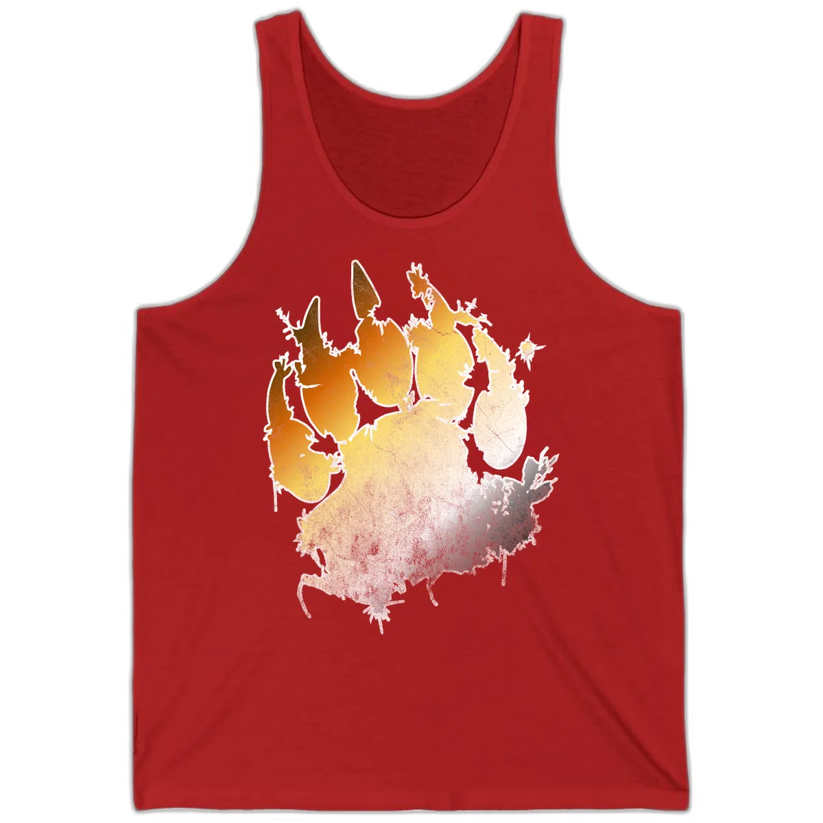 Russia Heat Map Gradient Tank in Red