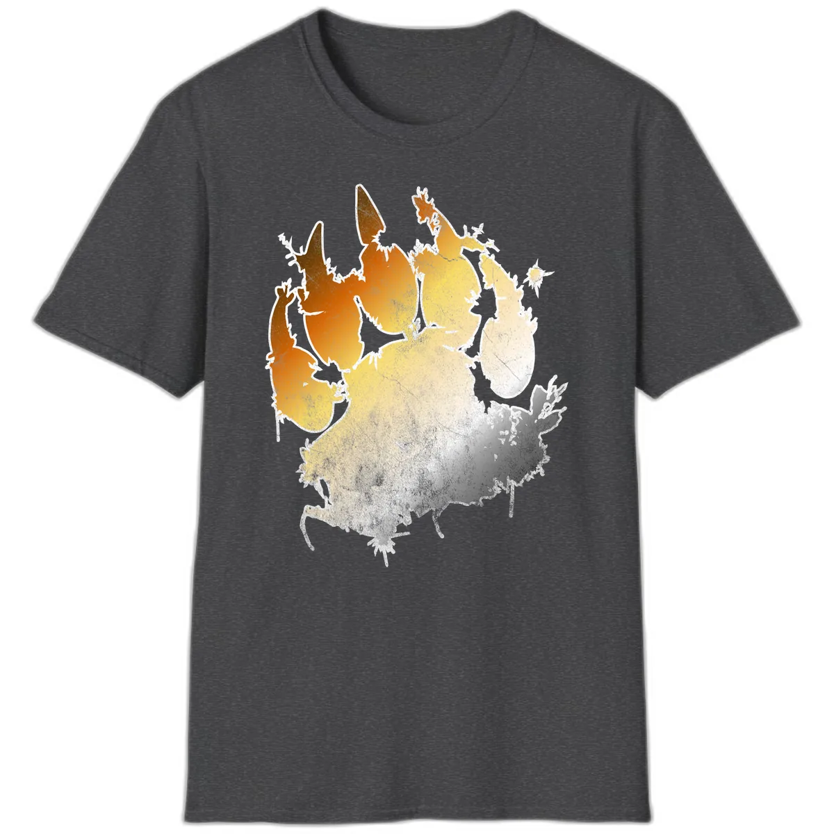 Russia Heat Map Gradient T-Shirt in Dark Heather