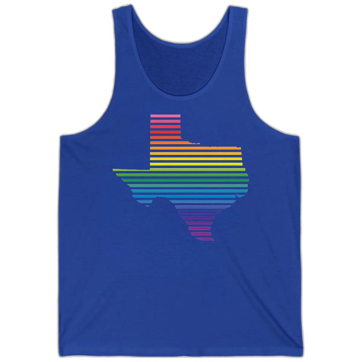 Rainbow Pride Flag Spectrum Tank in True Royal