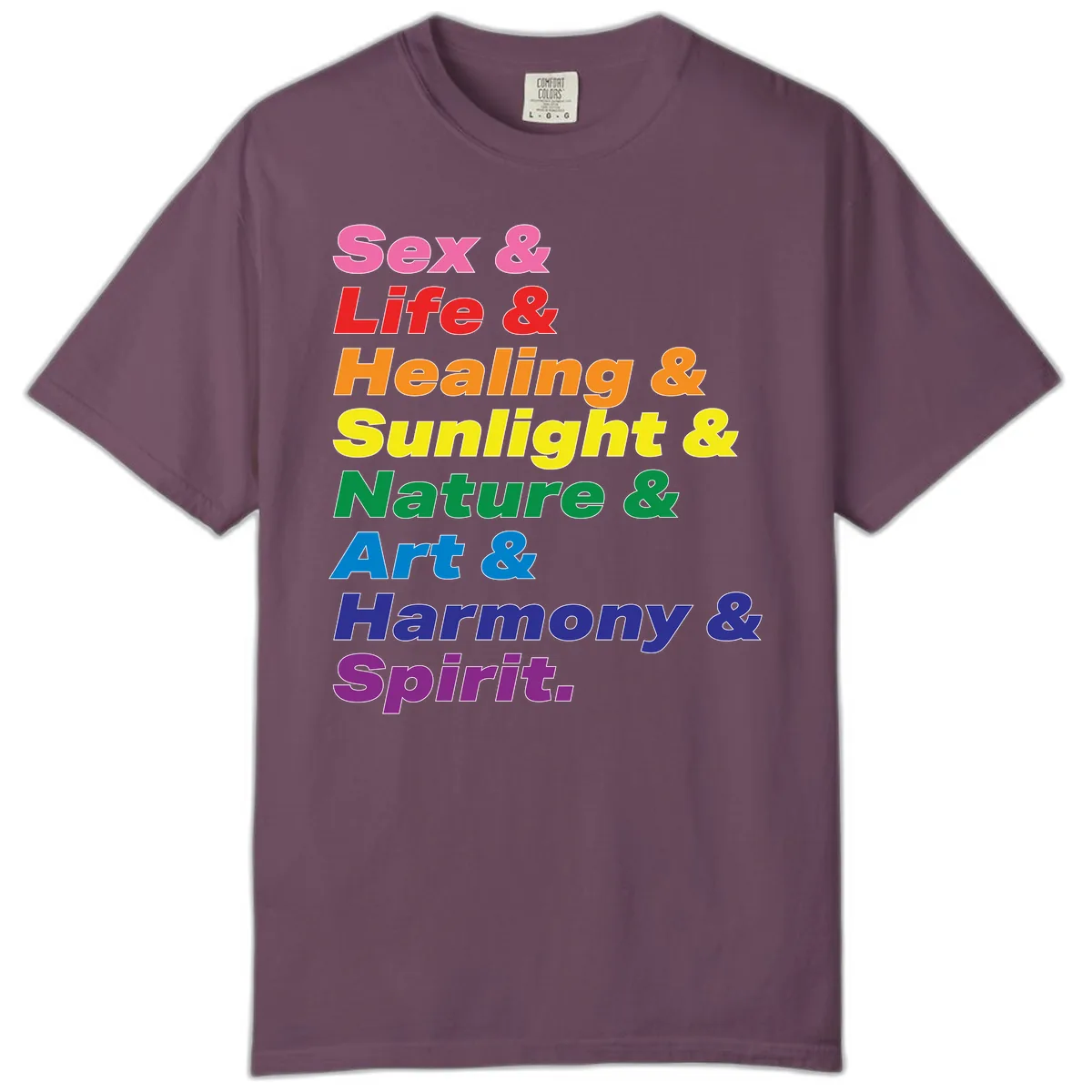 Sex Life Healing Sunlight Nature Art Harmony Spirit Comfort Color in Berry