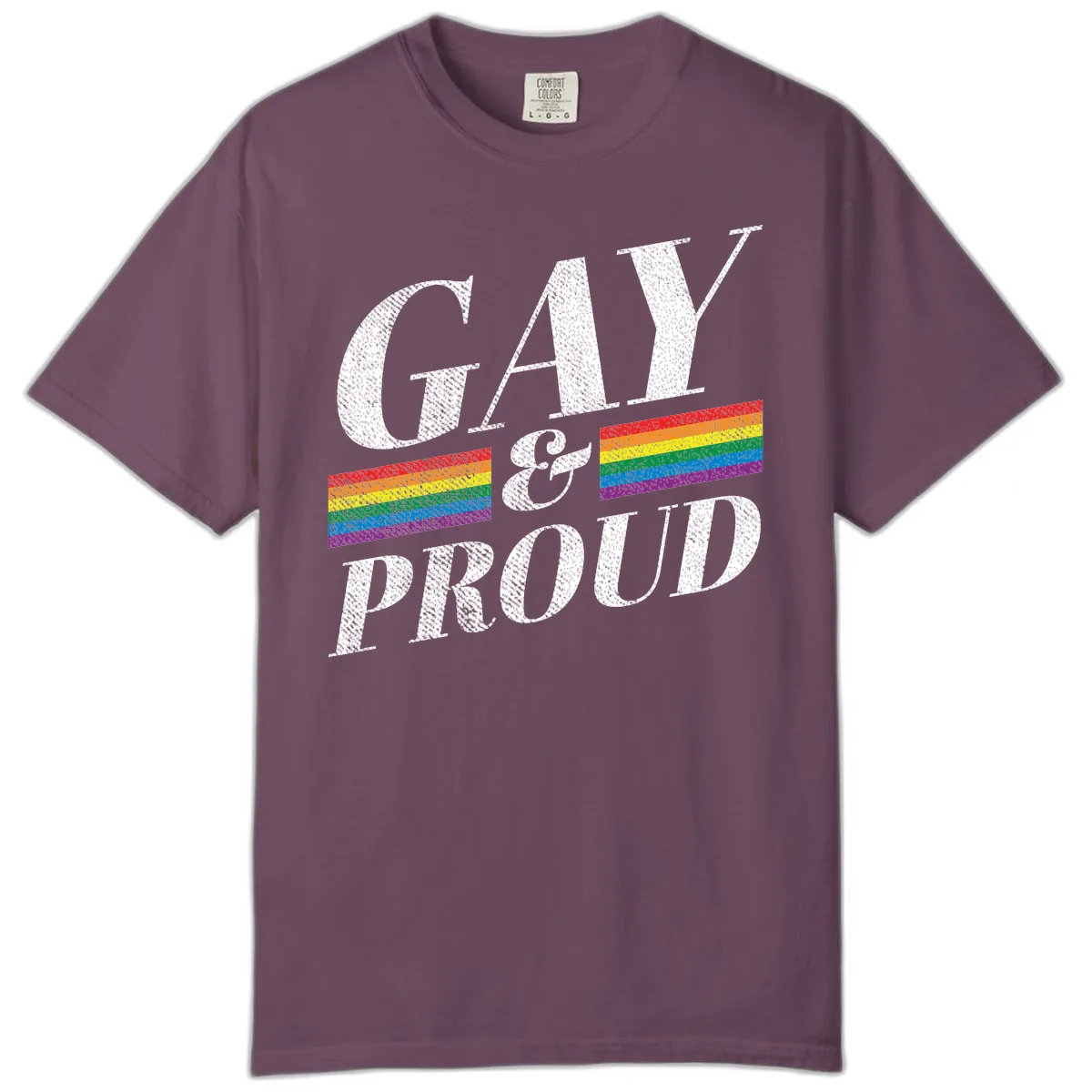 Gay Pride Celebration Design Comfort Color in Berry