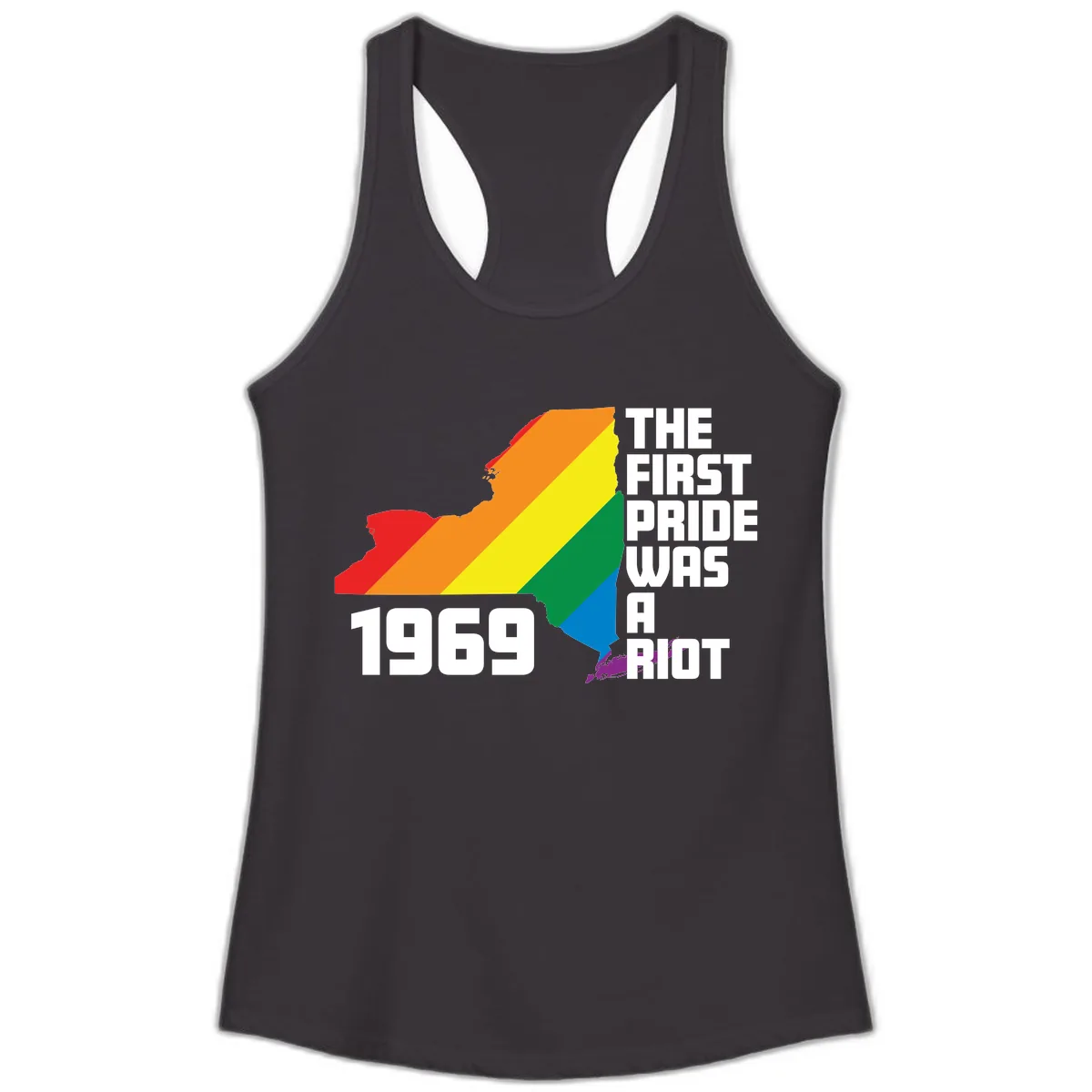 First Pride Riot 1969 Ladies Tank in Black