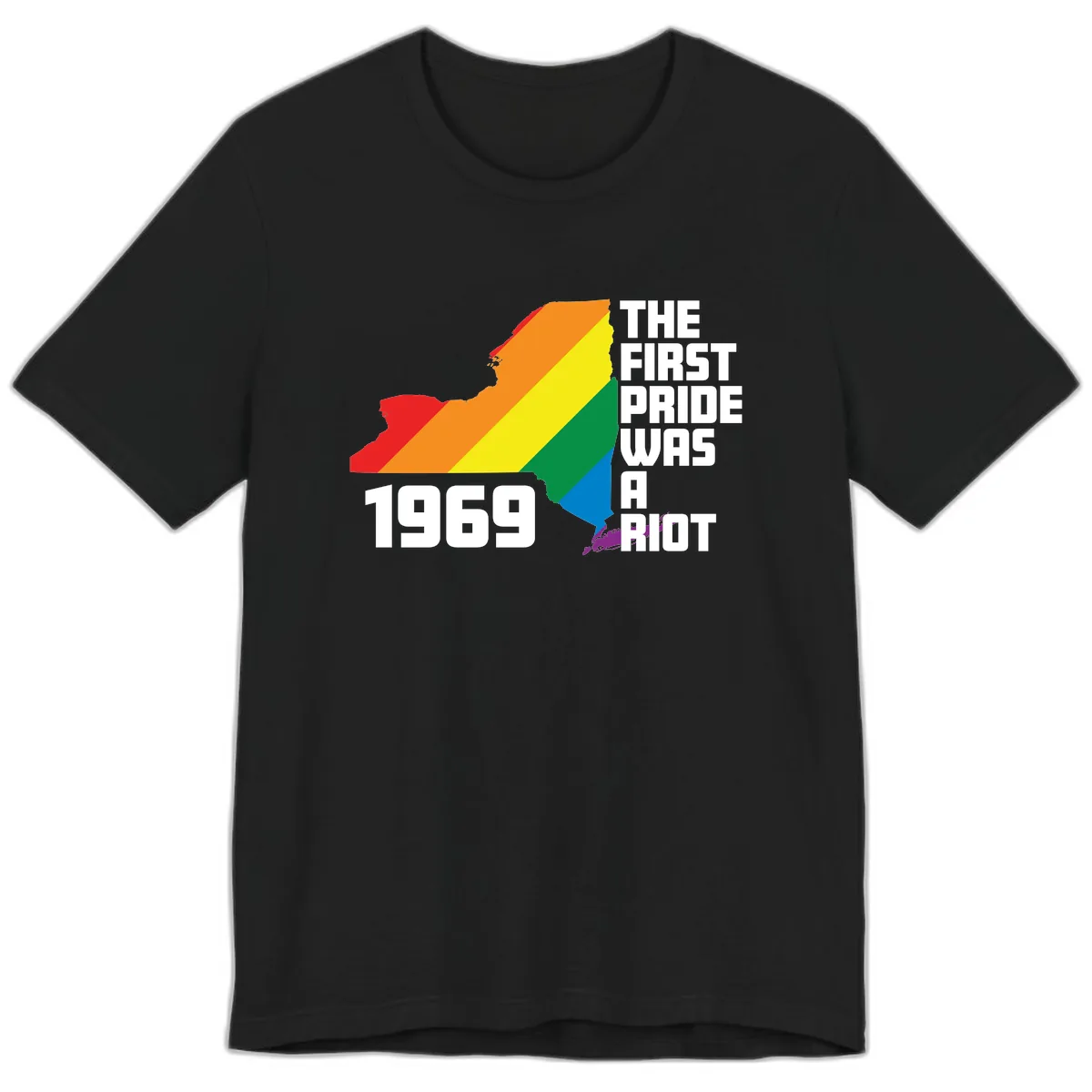 First Pride Riot 1969 Premium T-Shirt in Black