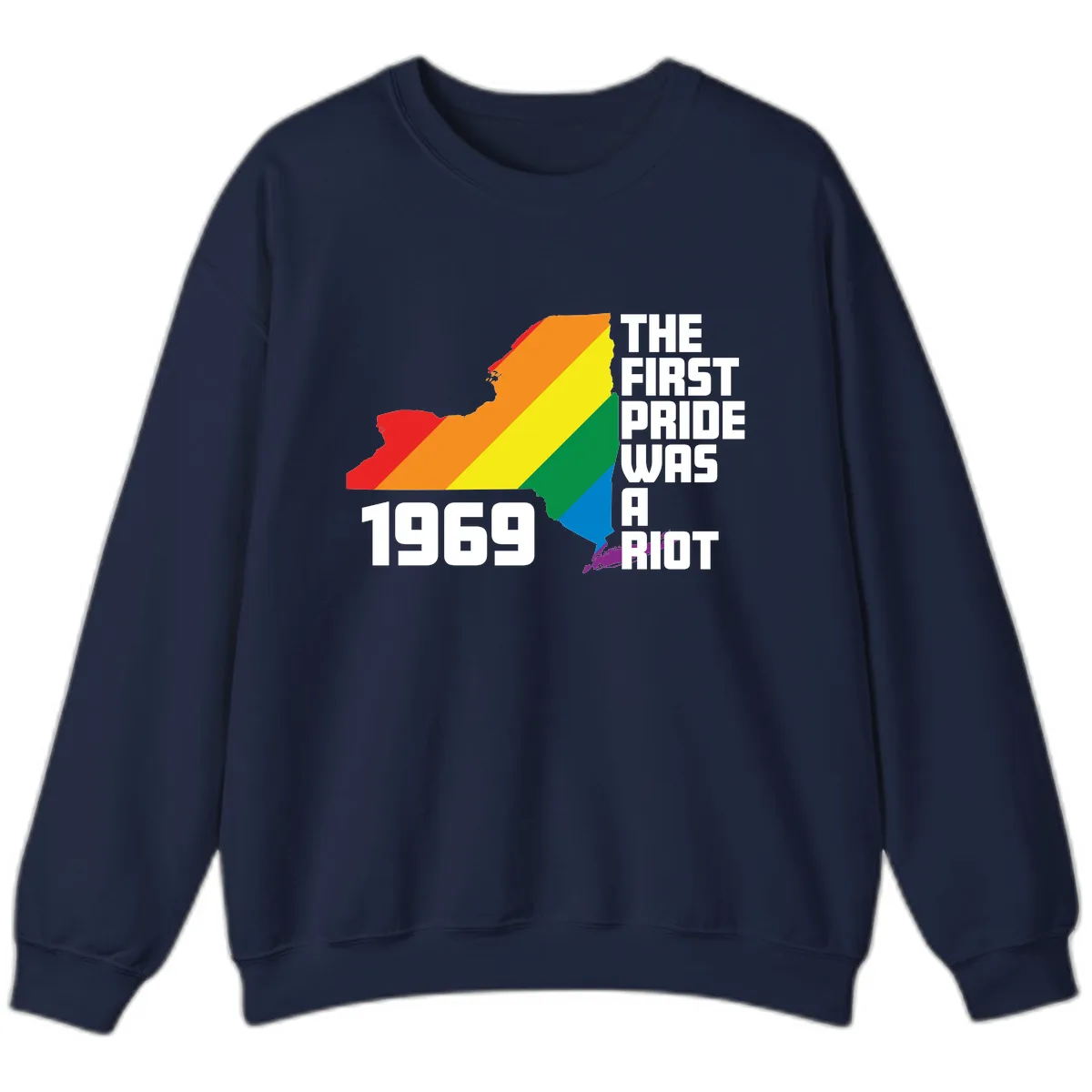 First Pride Riot 1969 Sweatshirt in Navy