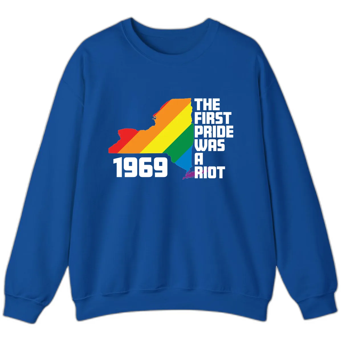 First Pride Riot 1969 Sweatshirt in Royal