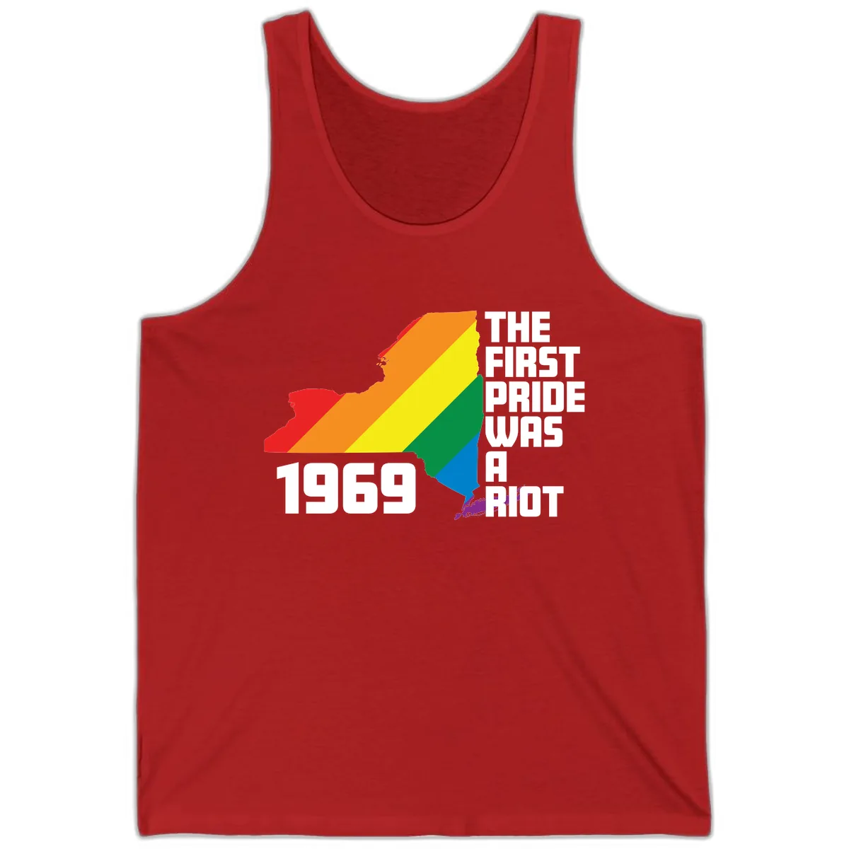 First Pride Riot 1969 Tank in Red