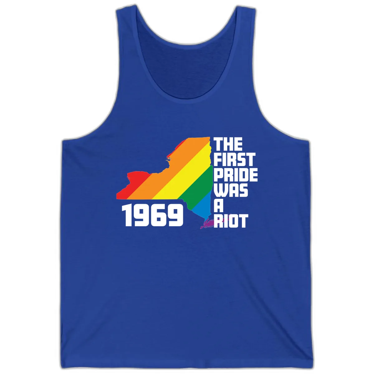 First Pride Riot 1969 Tank in True Royal