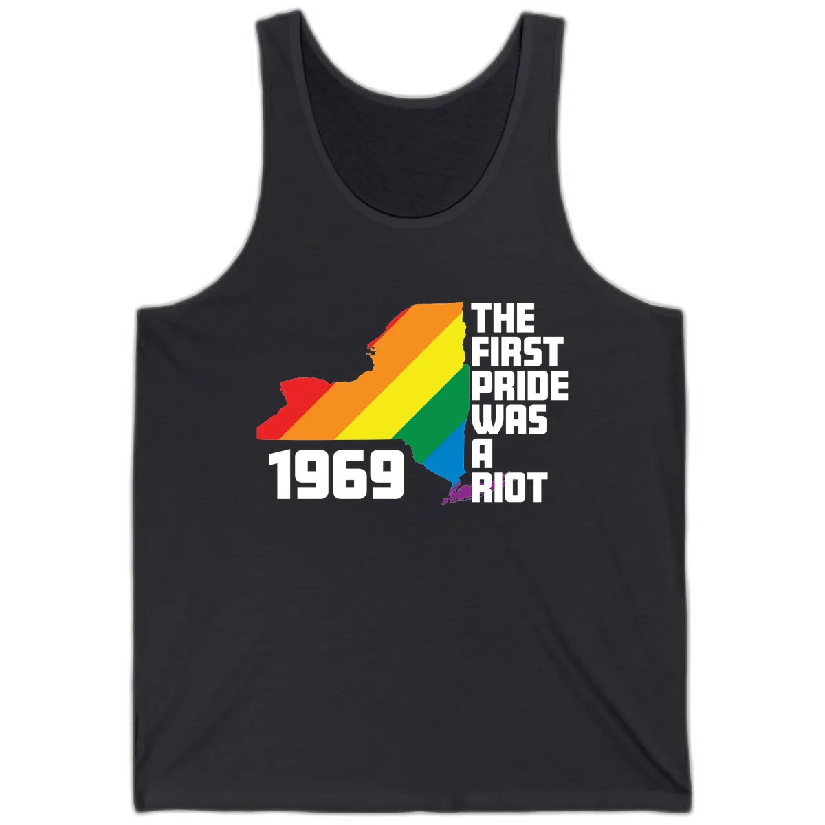First Pride Riot 1969 Tank in Dark Grey