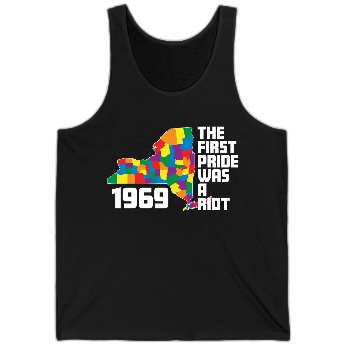 The First Pride Was A Riot 1969 Tank in Black