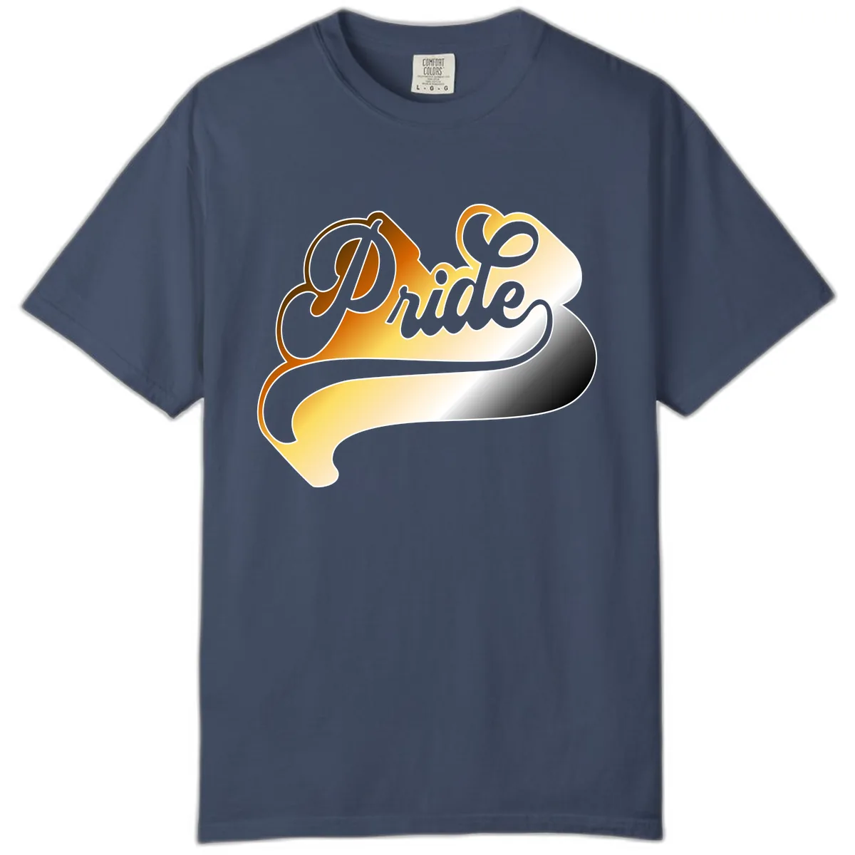 Pride Script Gradient Design Comfort Color in Midnight