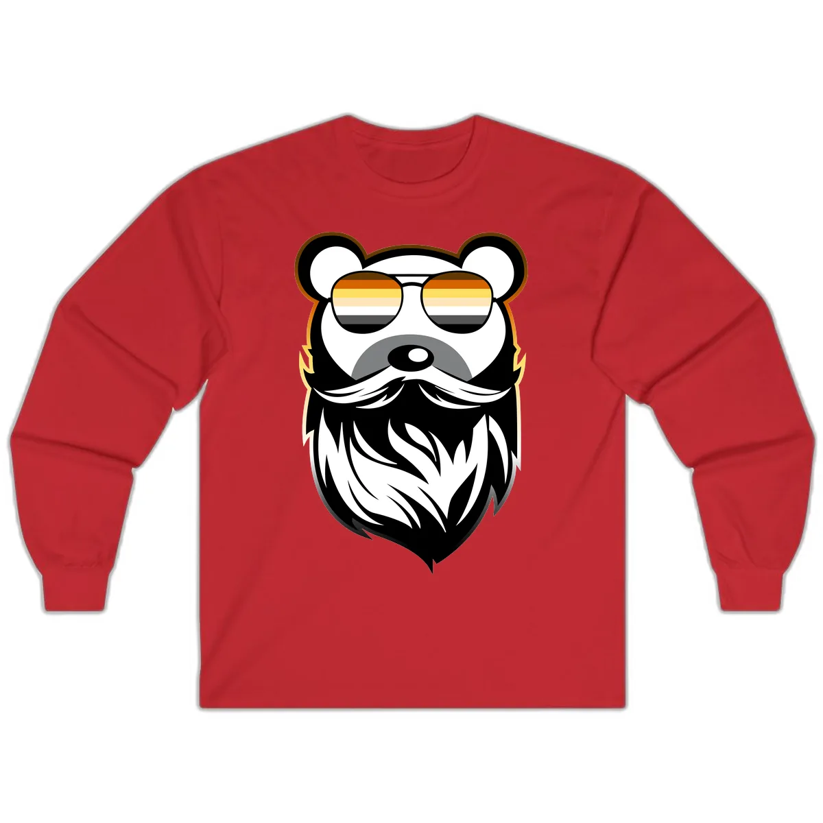 Bear Pride Sunglasses Long Sleeve in Red