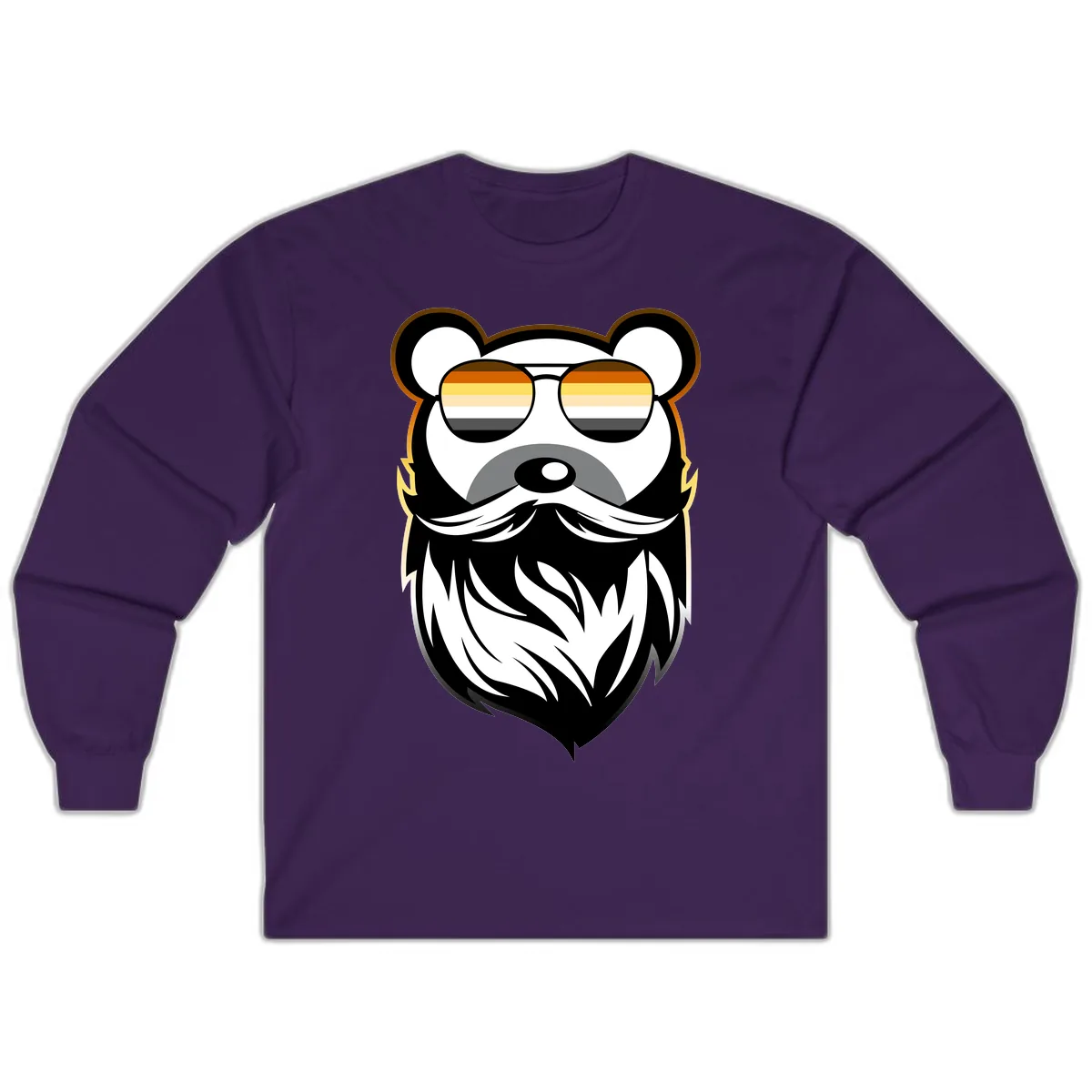 Bear Pride Sunglasses Long Sleeve in Purple