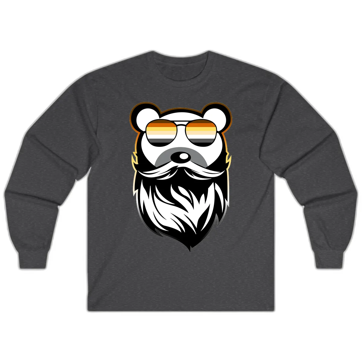 Bear Pride Sunglasses Long Sleeve in Dark Heather