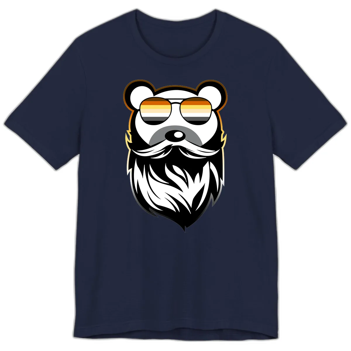 Bear Pride Sunglasses Premium T-Shirt in Navy