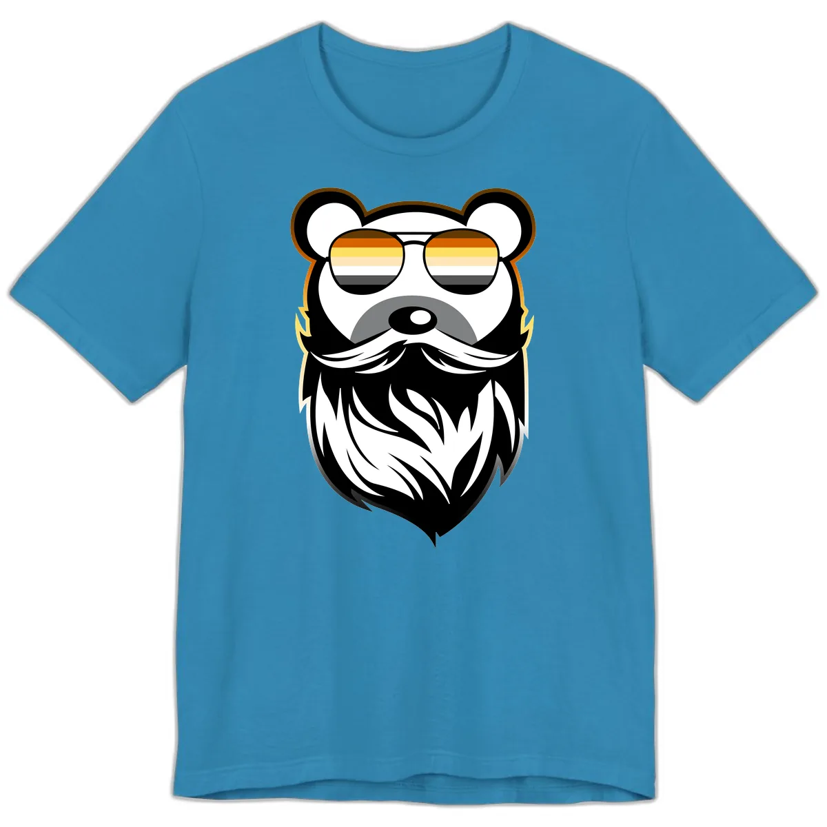Bear Pride Sunglasses Premium T-Shirt in Aqua