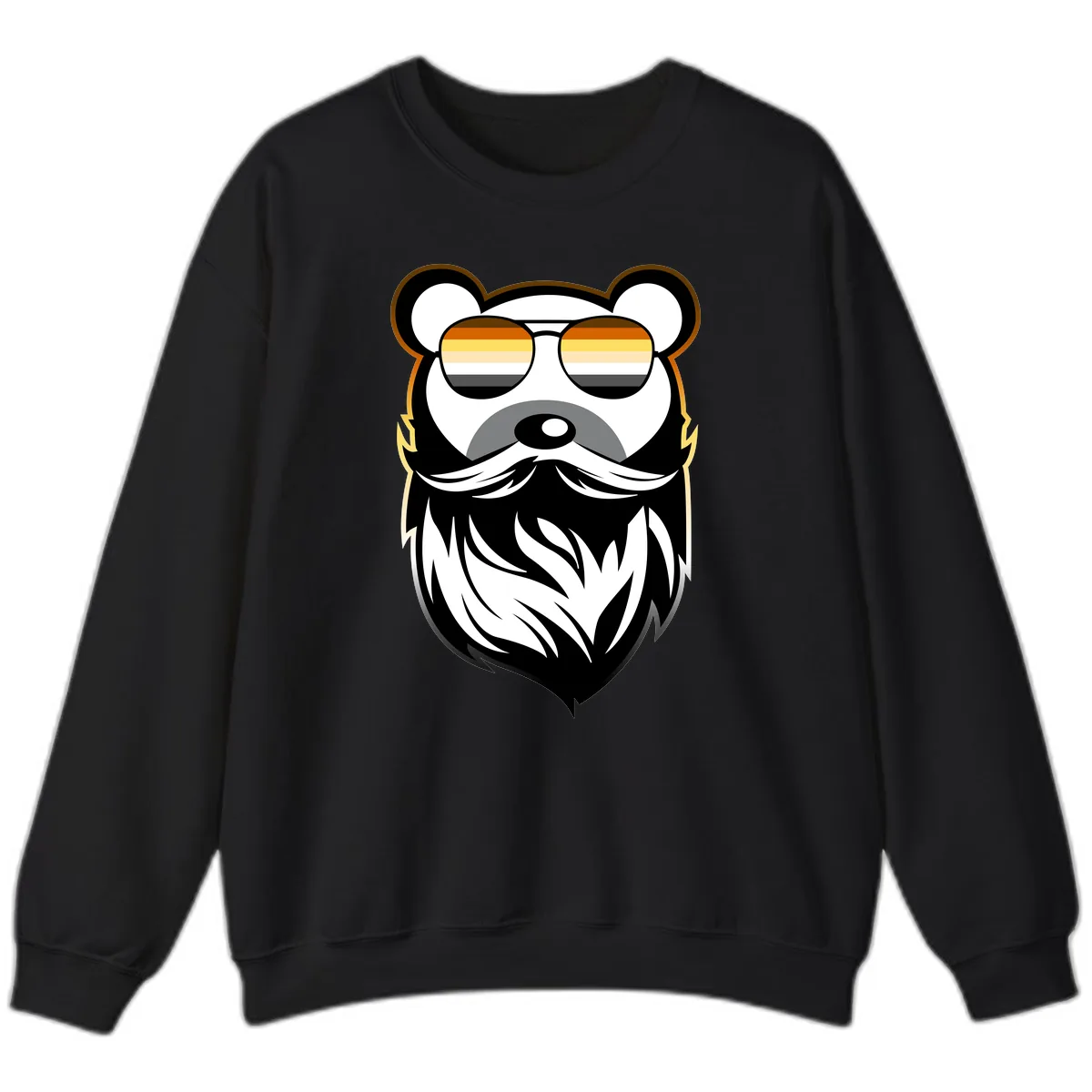 Bear Pride Sunglasses Sweatshirt in Black