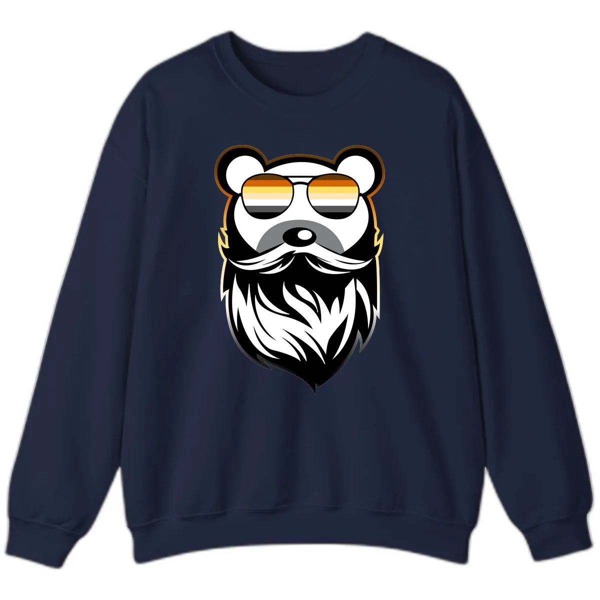 Bear Pride Sunglasses Sweatshirt in Navy