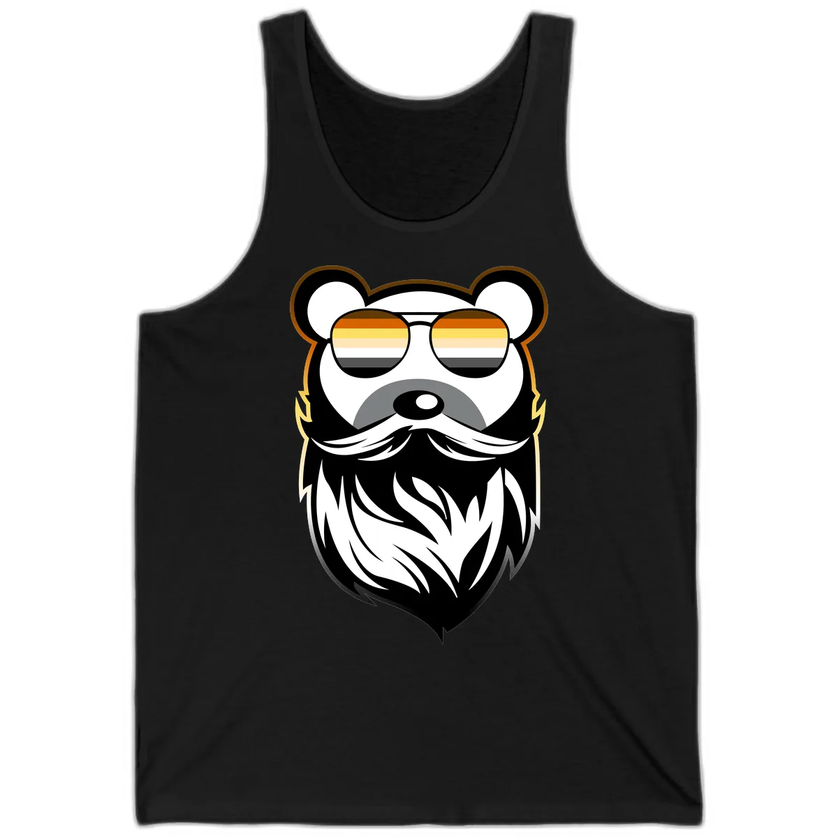 Bear Pride Sunglasses Tank in Black