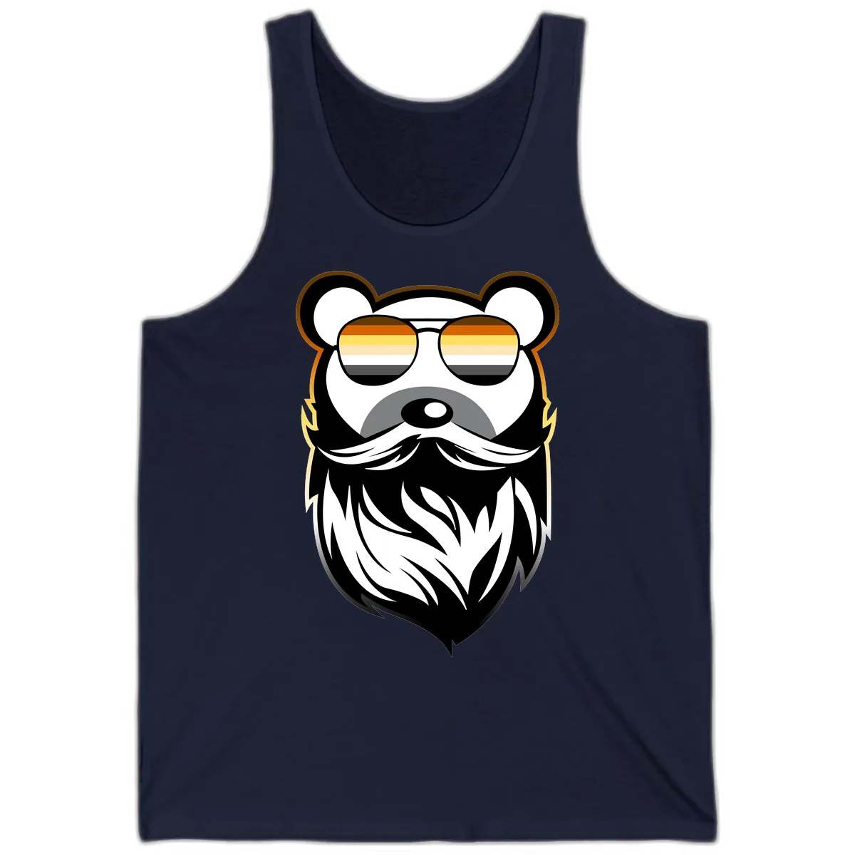 Bear Pride Sunglasses Tank in Navy