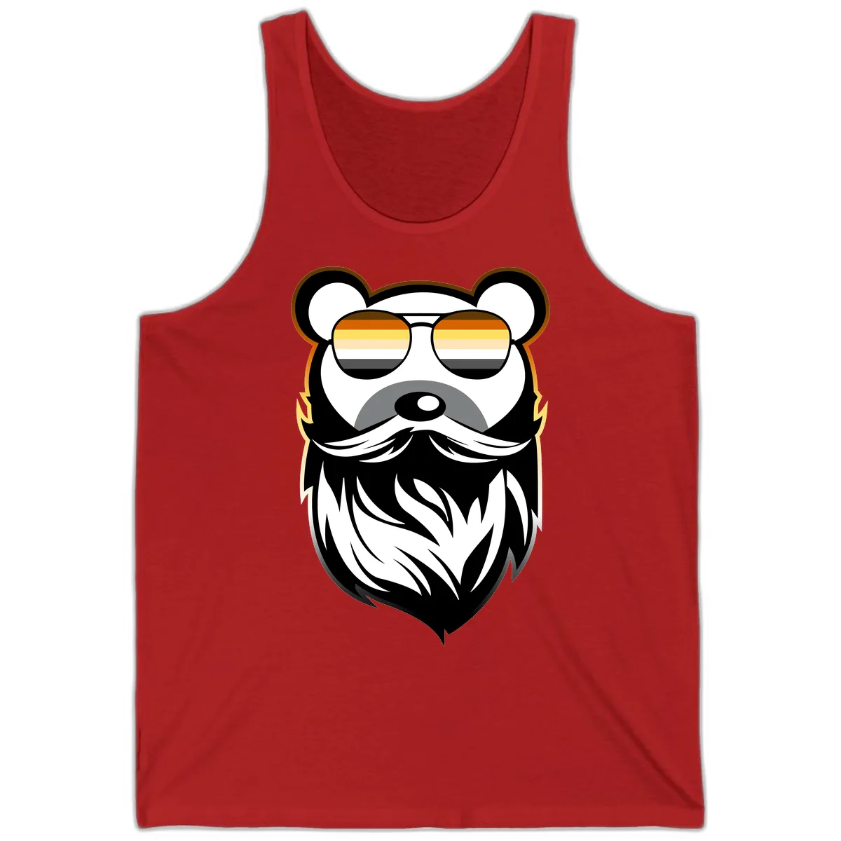 Bear Pride Sunglasses Tank in Red