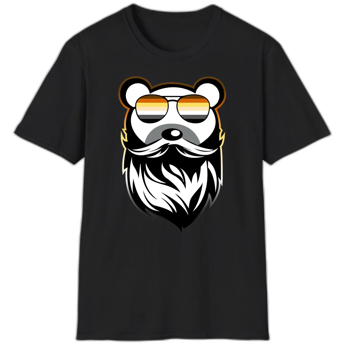 Bear Pride Sunglasses T-Shirt in Black