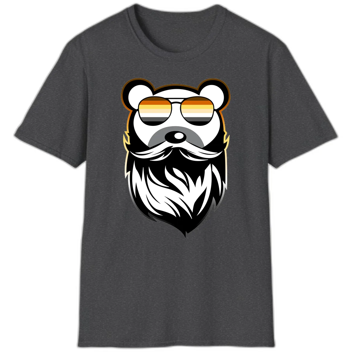 Bear Pride Sunglasses T-Shirt in Dark Heather