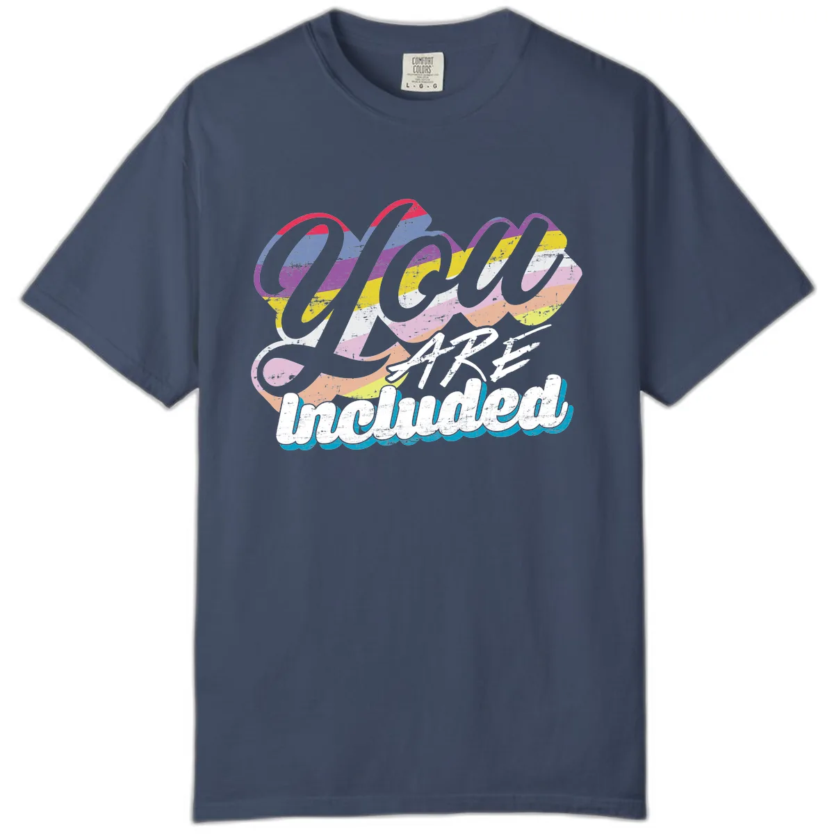 One Love Unbreakable Pride Comfort Color in Midnight