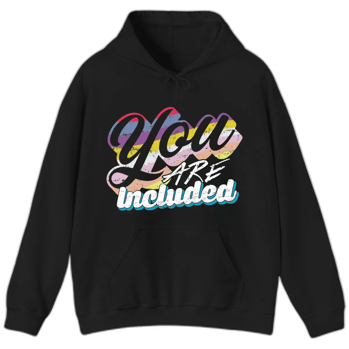 One Love Unbreakable Pride Hoodie in Black