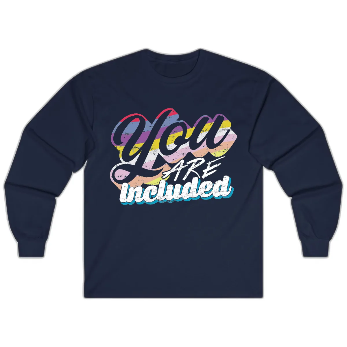 One Love Unbreakable Pride Long Sleeve in Navy